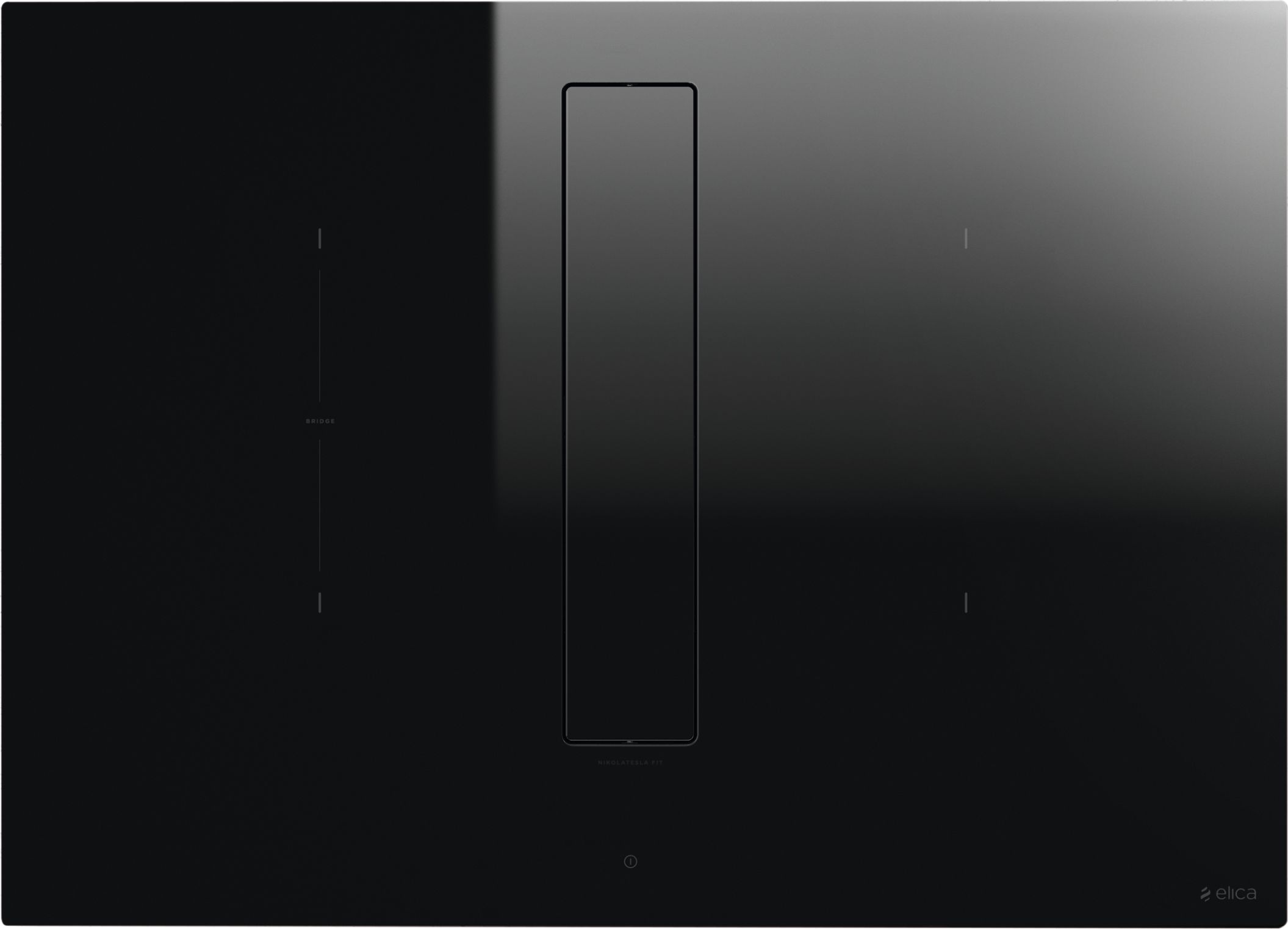 Elica NT-FIT-70 Induction Hob with Downdraft Cooker Hood - 72cm - Black